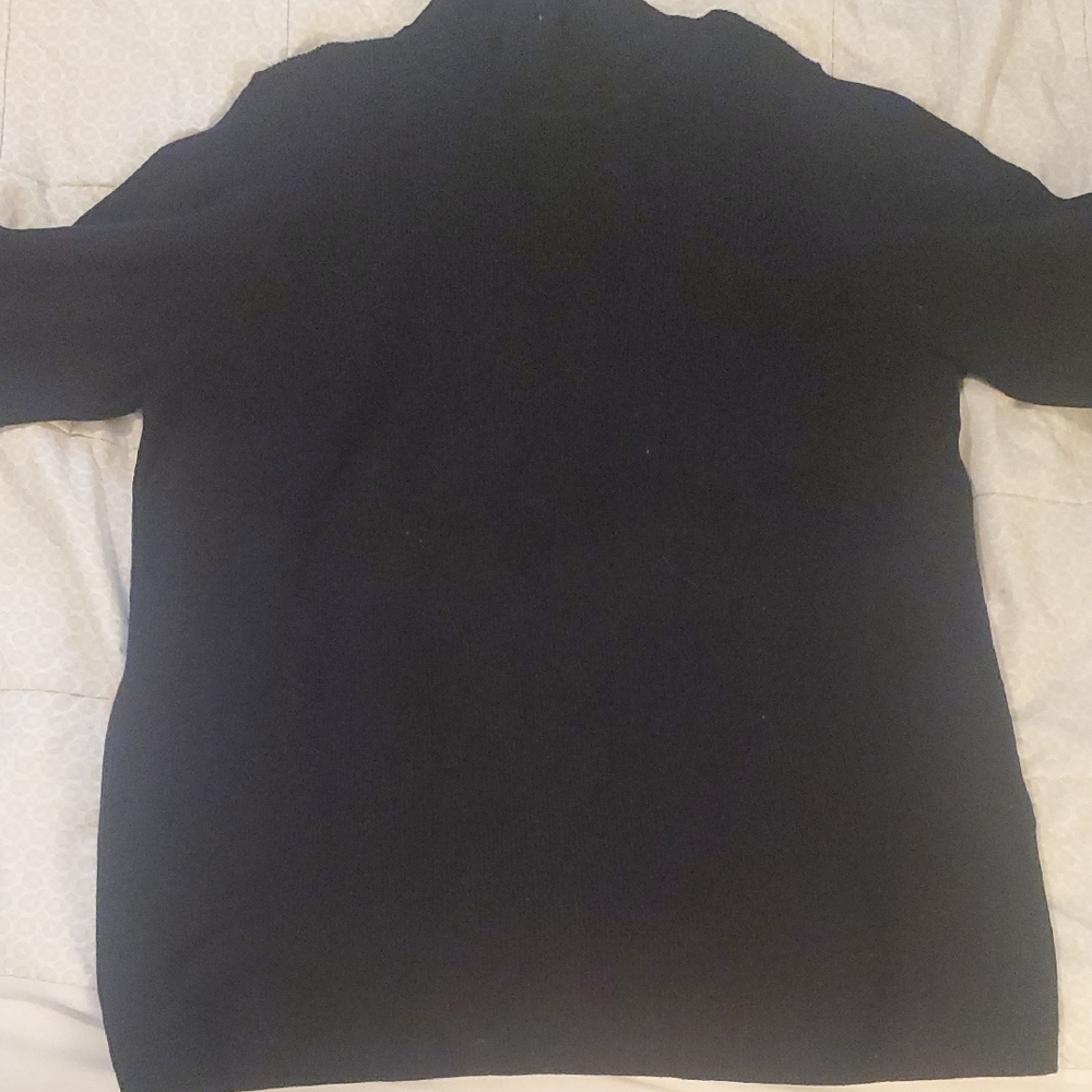 Who What Wear Black Turtleneck Sweater